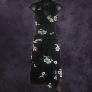 Le Chateau Floral Mesh Dress